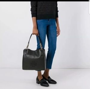 Tory Burch harper center zip tore bag.